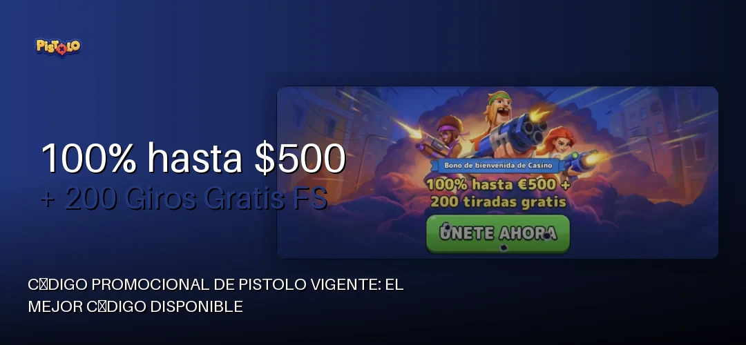 Pistolo promotional banner